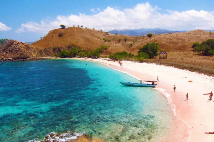 Destinasi Hits untuk Liburan di Pantai Pink Lombok dengan Trek Menantang