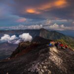 Rinjani mount lombok indonesia gunung sunrise volcano matthew train trekking earthquake tour trek holidays bali adventure highlands photograph trip volcanoes