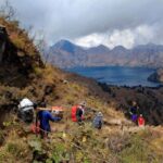 Rinjani hike volcano trekking