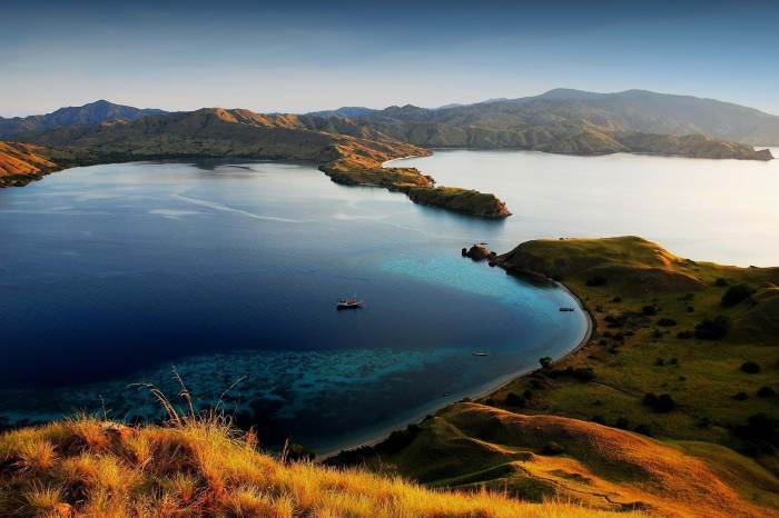 Komodo national park indonesia island